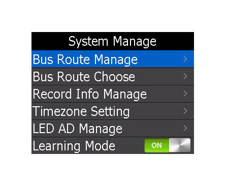 Guia de áudio com antena GPS para trens turísticos e ônibus turísticos - Carregando a tela e seleção de rotas