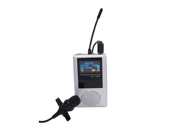 Transmissor rádio-guia modelo SPL-1500T (sistema audio para visitas guiadas em grupo, tour guide)