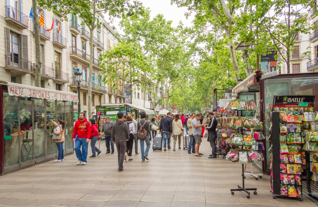 2. Áudioguia de Barcelona. La rambla.
